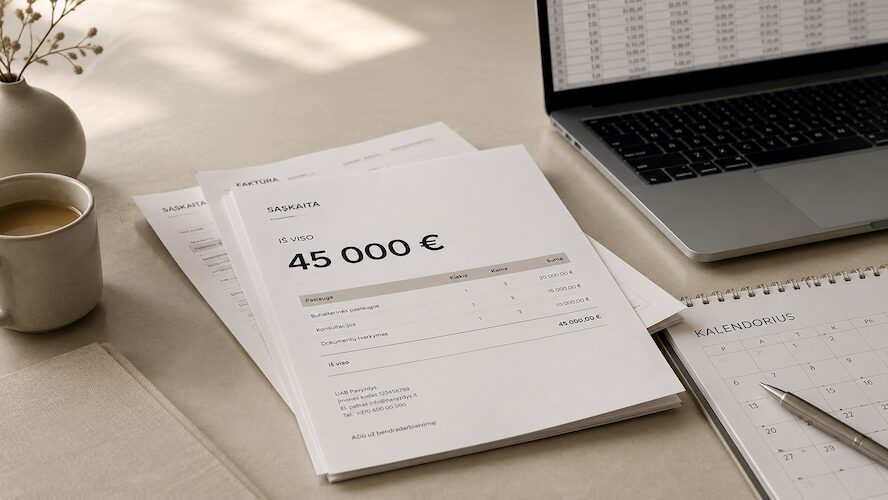 PVM registracijos riba: kaip iš tikrųjų skaičiuojama 45 000 € suma